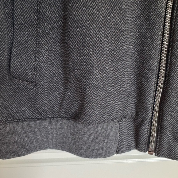 Hart Schaffner Marx Full Zip Bomber‎ Jacket Herringbone Tweed Gray Men’s Size M - Picture 11 of 11